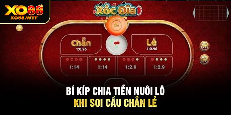 Bí kíp chia tiền nuôi lô khi soi cầu chẵn lẻ Bí kíp chia tiền nuôi lô khi soi cầu chẵn lẻ